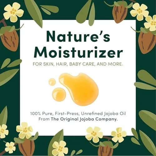 HobaCare Organic Jojoba Oil 4.22 oz | Pure, Hexane-Free, Fast-Absorbing for Skin & Hair thumbnail 2