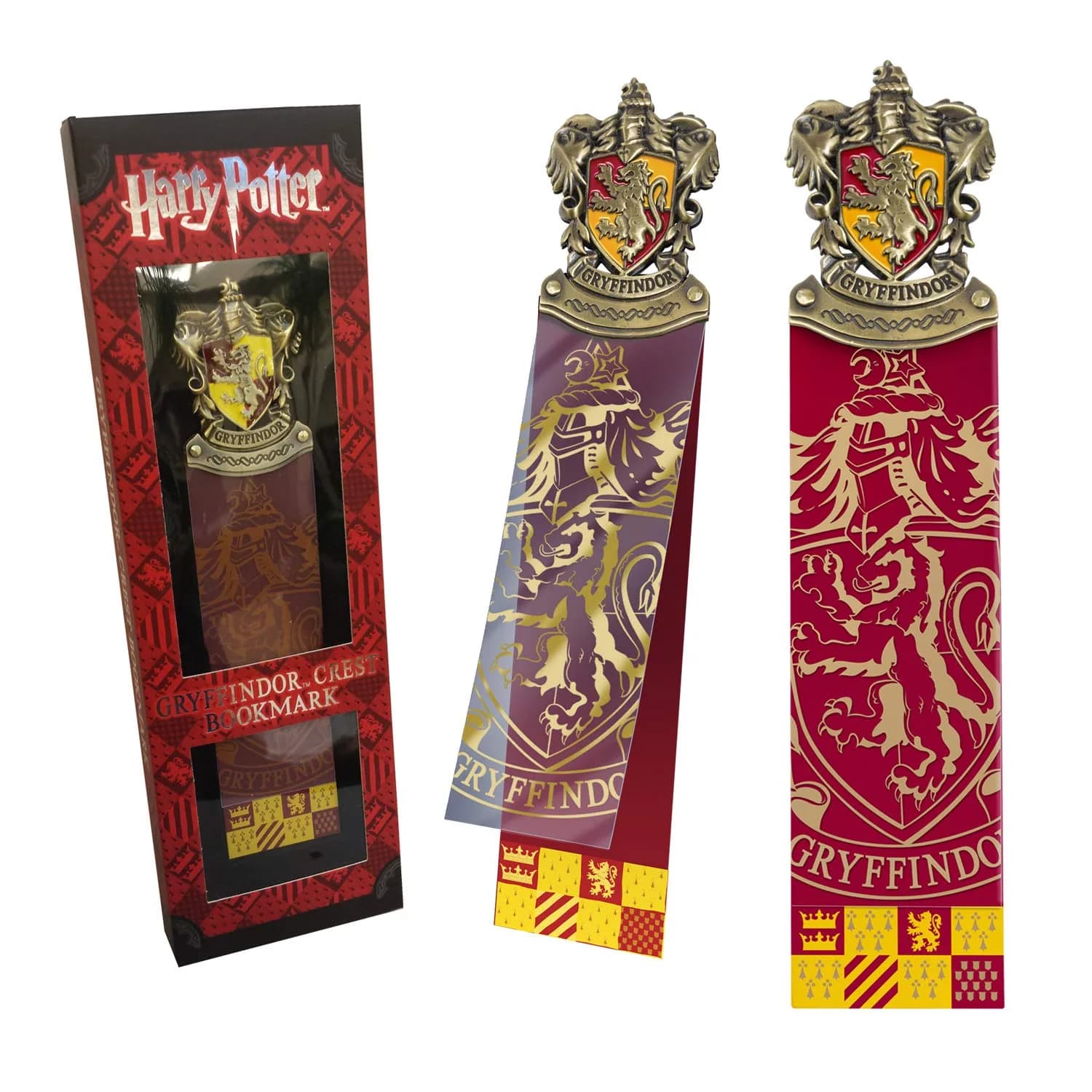 The Noble Collection Gryffindor Crest Bookmark | Metal Bookmark for Books - main product image