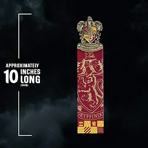The Noble Collection Gryffindor Crest Bookmark | Metal Bookmark for Books thumbnail 4