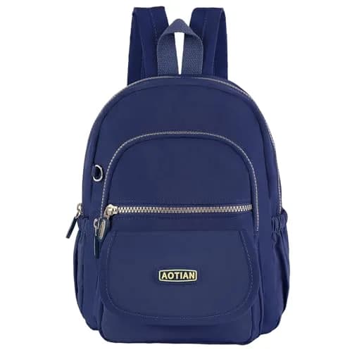 AOTIAN Mini Backpack for Women, Lightweight Nylon Small Daypack | Compact & Durable thumbnail 1