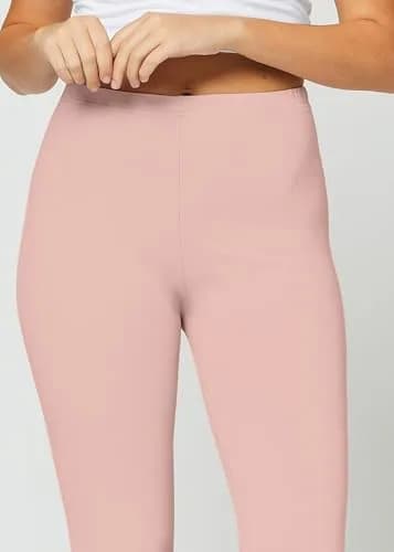 Conceited High-Rise Tummy Control Leggings - Plus Size Dusty Pink | Flattering Fit & Ultra Soft Comfort thumbnail 5