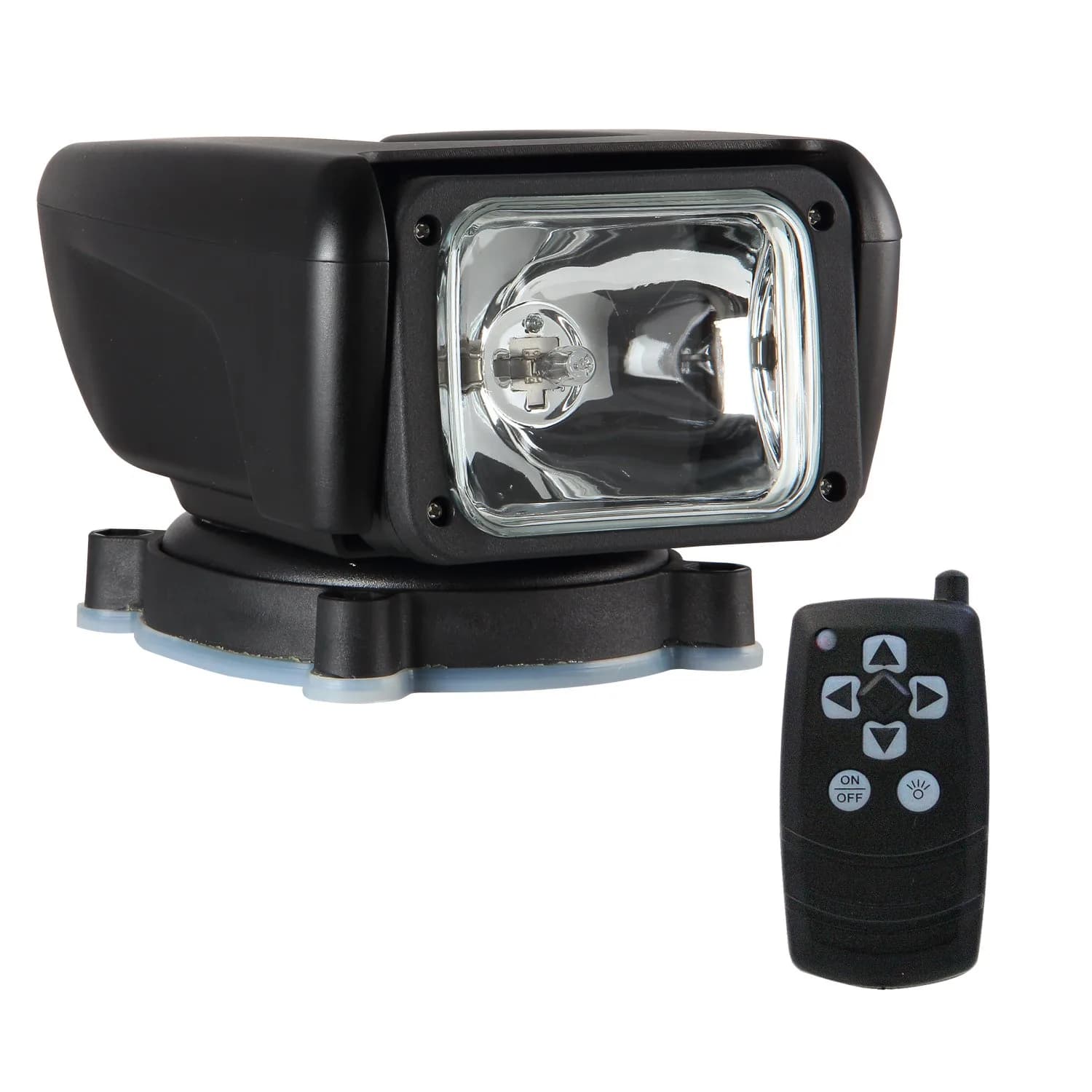 Pilot Automotive MS-012T 1000 LME Remote Search Light | 360° Rotation, 55W, Weatherproof — Black