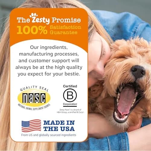 Zesty Paws Cranberry Supplement for Dogs - Chicken, 90 Ct | Urinary & Immune Support thumbnail 8