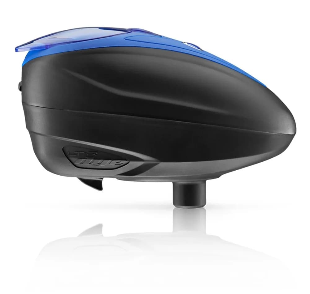 Dye LT-R Electronic Paintball Loader (Blue) | 200 Ball Capacity, Toolless Design, 80,000+ Shot Count — Blue