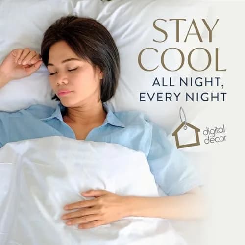 Digital Decor 100% Cotton Luxury Hotel Pillows King Size | Hypoallergenic, Cooling, Supportive thumbnail 8
