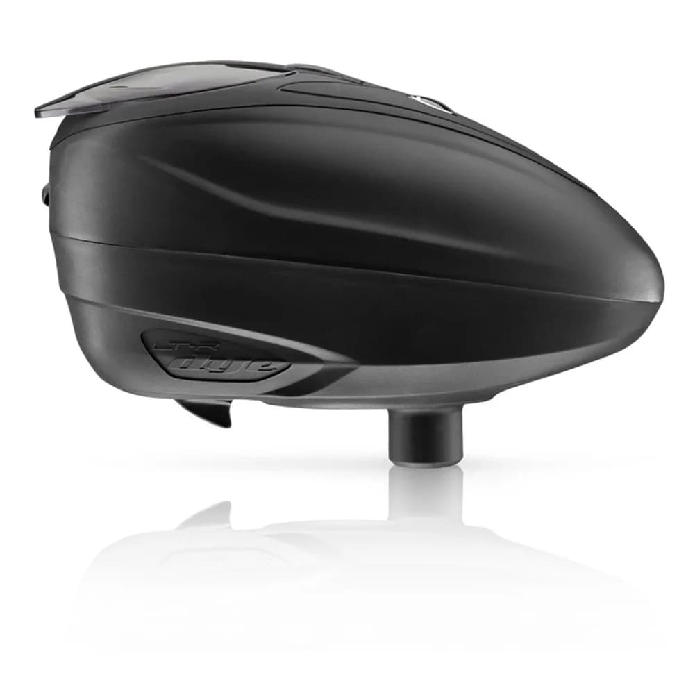 Dye LT-R Electronic Paintball Loader (Black) | 200 Ball Capacity, 30+ Balls/sec, 3 AA Batteries, 80,000+ Shot Count