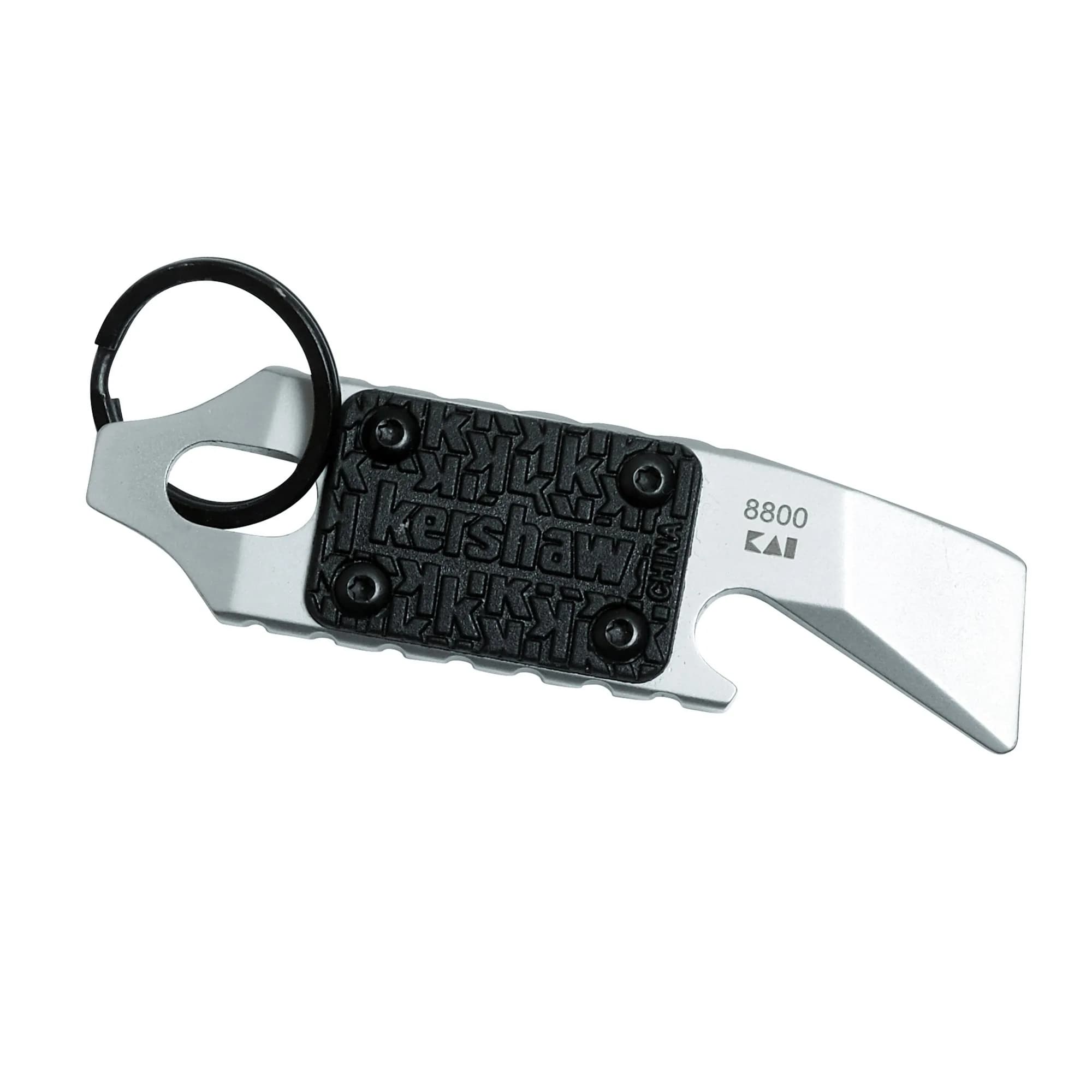 Kershaw PT-1 Keychain Multi-Tool, Stainless Steel, 2.75" (7 cm) | Bottle Opener, Flathead Screwdriver, Pry Bar - view 3