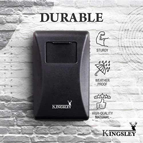 Kingsley Guard-a-Key Realtor Lock Box | 27 cu in (442 ml) Capacity | Heavy-Duty Metal Construction with 4-Digit Combination thumbnail 6