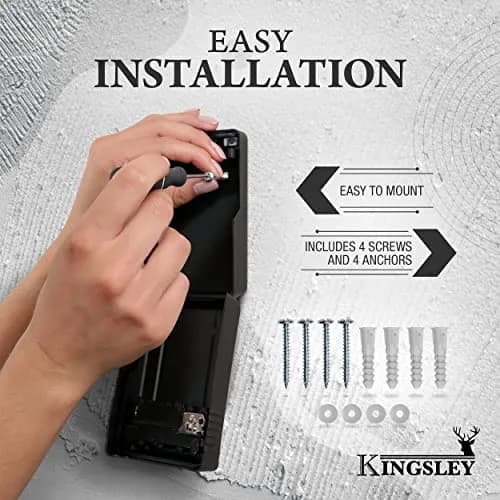 Kingsley Guard-a-Key Realtor Lock Box | 27 cu in (442 ml) Capacity | Heavy-Duty Metal Construction with 4-Digit Combination thumbnail 8