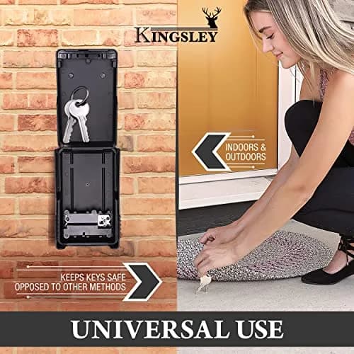Kingsley Guard-a-Key Realtor Lock Box | 27 cu in (442 ml) Capacity | Heavy-Duty Metal Construction with 4-Digit Combination thumbnail 9