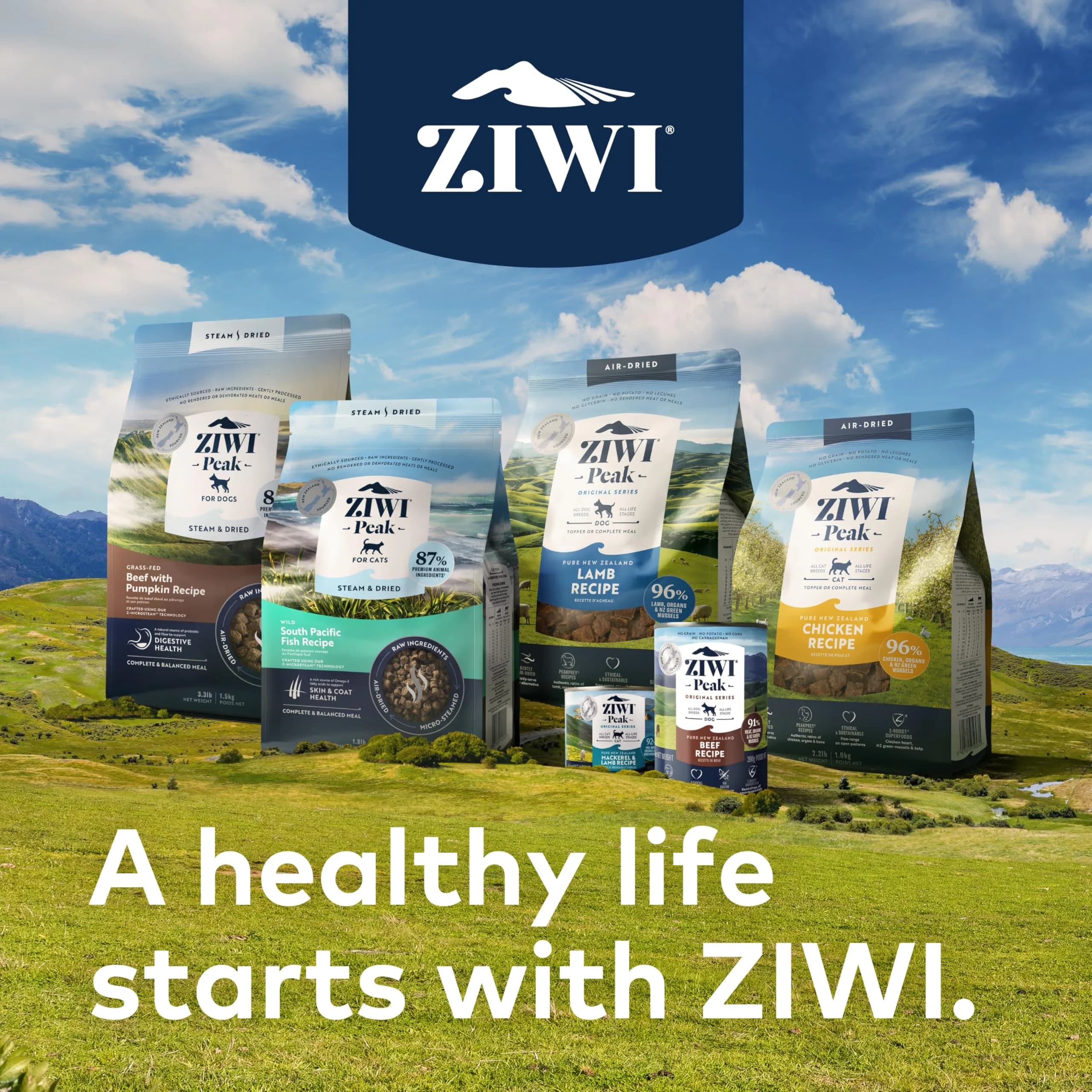 ZIWI Peak Air-Dried Cat Food Mackerel & Lamb 397g (14oz) | High Protein Grain-Free Raw Alternative - view 9