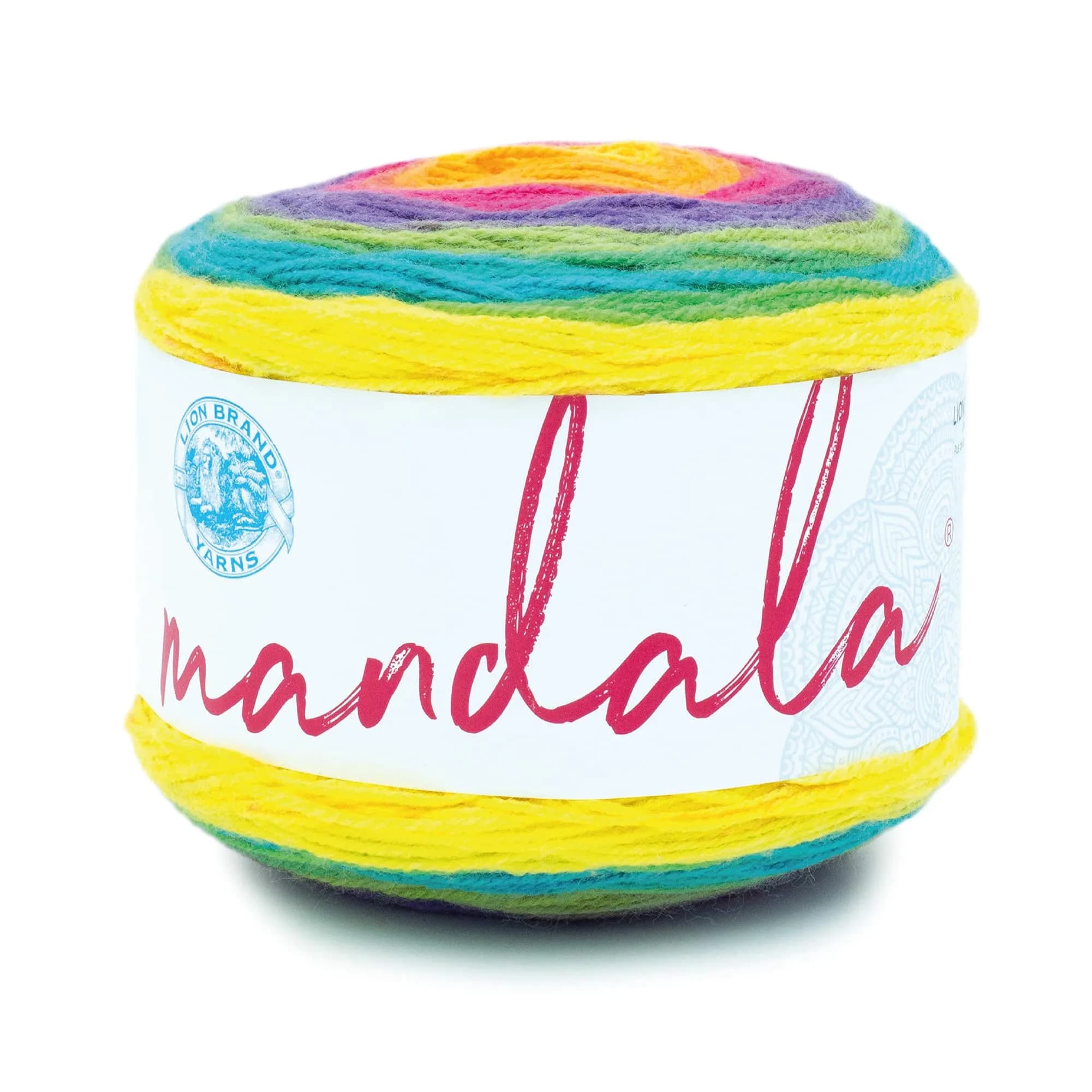 Lion Brand Yarn Mandala DK Crochet Yarn Pixie Multicolor 150g (5.3oz) | 590yd (540m) Light DK Weight Acrylic — Gnome