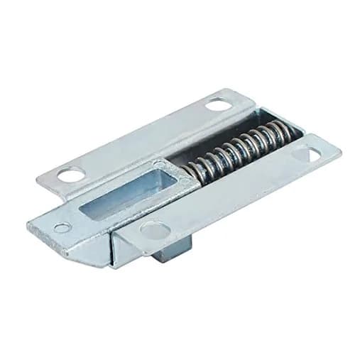 uxcell Door Bolt Latch 50mm Metal Security Spring Bounce Lock | Silver Tone, 2-inch Length thumbnail 2