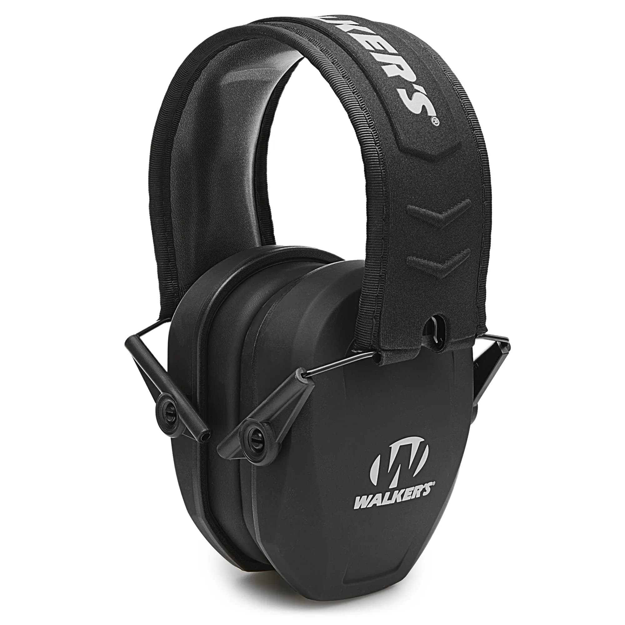 Walker's Razor Slim Passive Earmuff 27dB NRR | Compact Folding Design for Shooting & Hunting - main product image