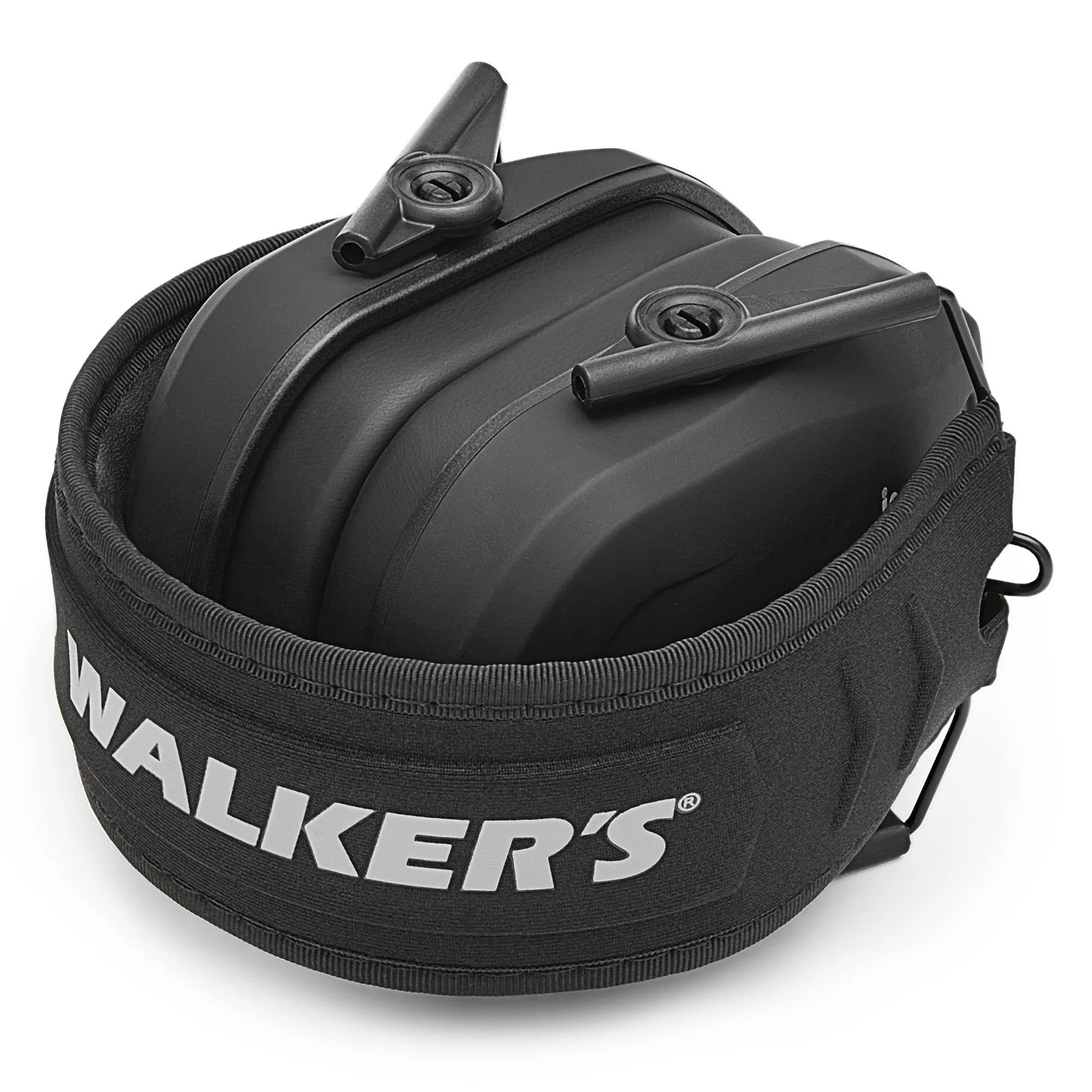 Walker's Razor Slim Passive Earmuff 27dB NRR | Compact Folding Design for Shooting & Hunting - view 6