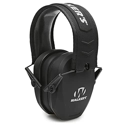 Walker's Razor Slim Passive Earmuff 27dB NRR | Compact Folding Design for Shooting & Hunting thumbnail 1