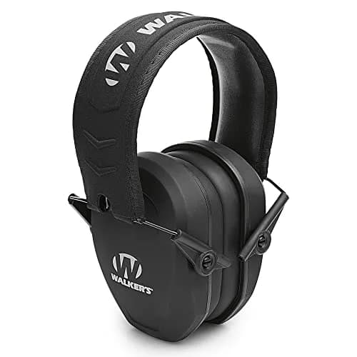 Walker's Razor Slim Passive Earmuff 27dB NRR | Compact Folding Design for Shooting & Hunting thumbnail 3