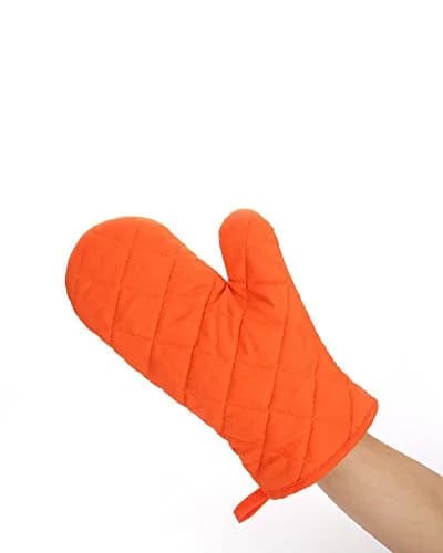 Nachvorn Heat Resistant Oven Mitts 26.7 cm (10.5 in) | Premium Quilted Cotton & Polyester Mittens thumbnail 3