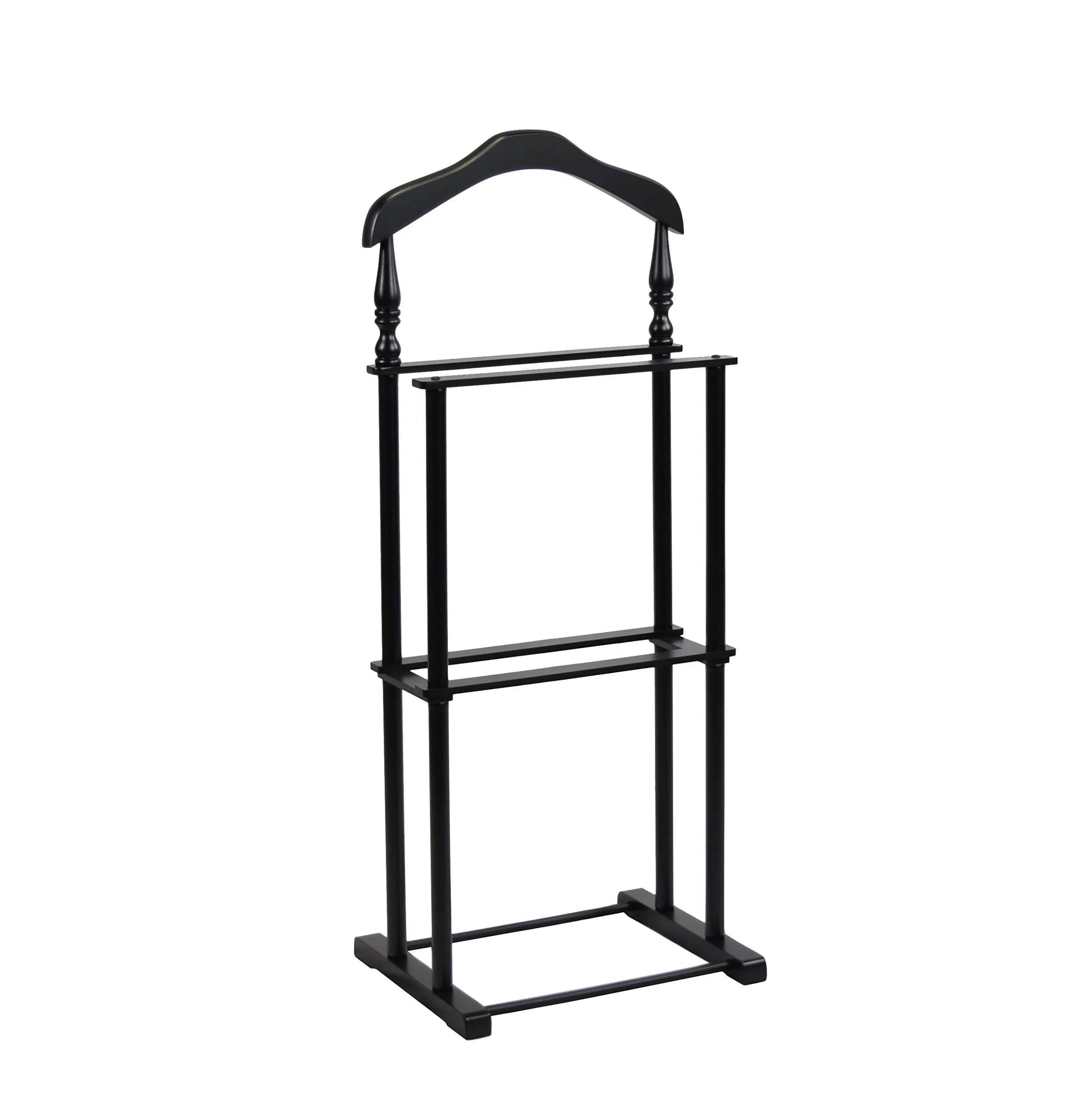 Proman Products Twin Valet 42.5" Height Black | Elegant Wardrobe Organizer