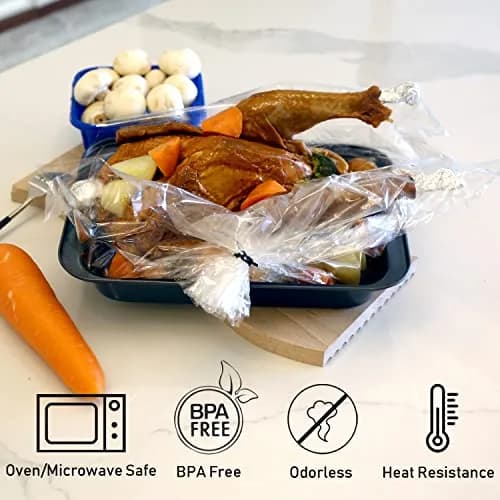 WRAPOK Food Storage Bags Medium Size Roasting Baking Bag 14 x 17 Inch Pack of 25 thumbnail 2