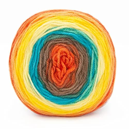 Lion Brand Mandala Yarn Thunderbird 150g (5.3oz) | CYC #3 Light Weight Acrylic Yarn for Knitting & Crochet thumbnail 6