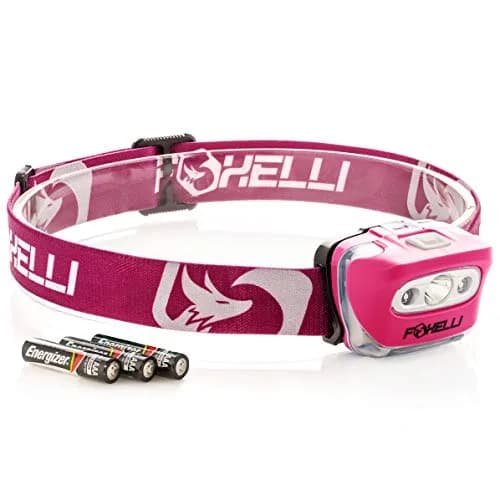 Foxelli Headlamp Flashlight for Adults & Kids | 165 Lumens Waterproof Lightweight thumbnail 8
