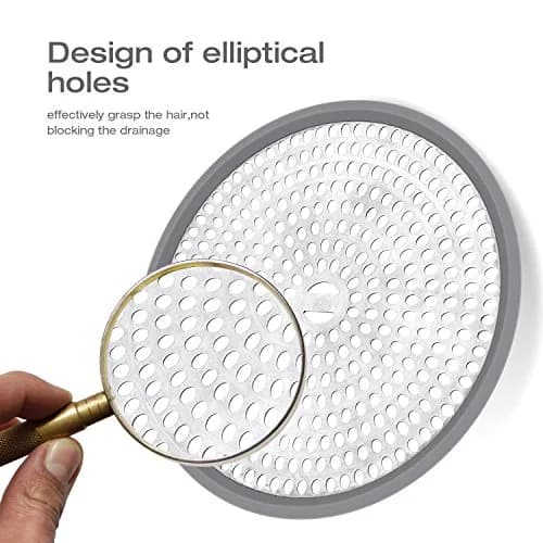 LEKEYE Shower Drain Hair Catcher 11.8cm (4.7 inch) | Rust-Proof Stainless Steel & Silicone thumbnail 5
