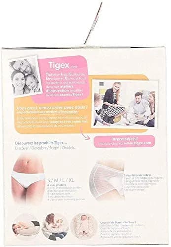Tigex Maternity Postpartum Pads 10 Count | Ultra Absorbent Cotton Liners for Heavy Flow thumbnail 2