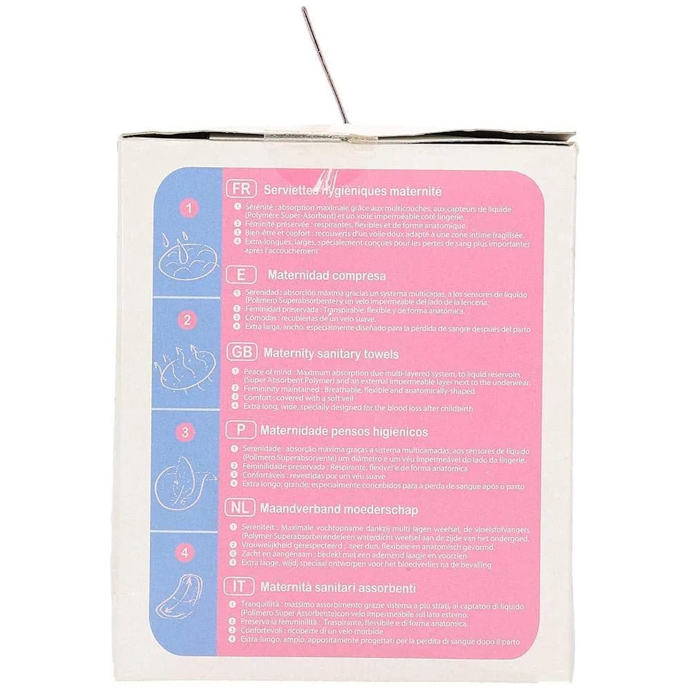 Tigex Maternity Postpartum Pads 10 Count | Ultra Absorbent Cotton Liners for Heavy Flow - view 3