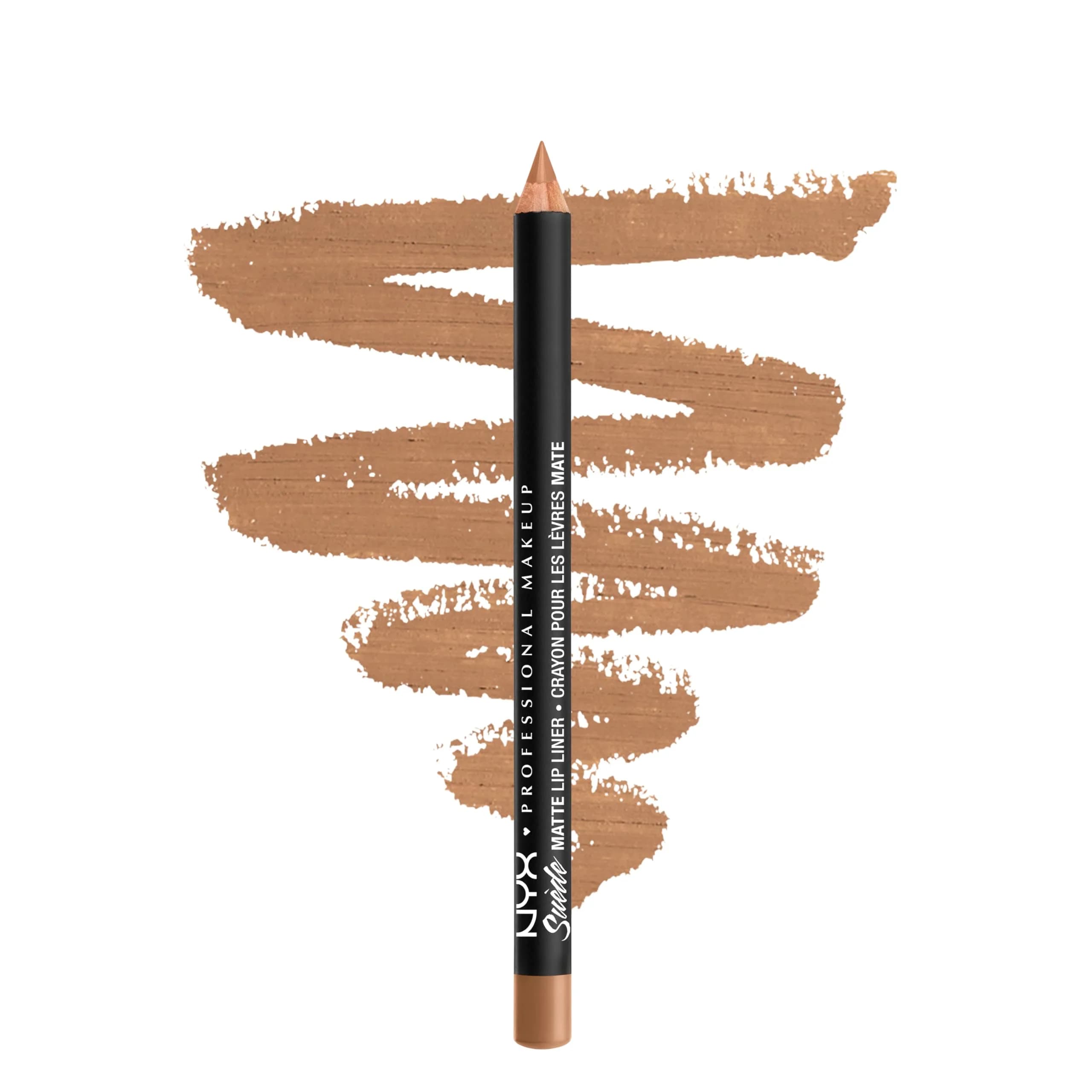 NYX PROFESSIONAL MAKEUP Suede Matte Lip Liner 0.04oz | Velvety, Long-Lasting, Vegan & Cruelty-Free