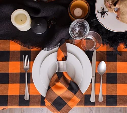 DII Jute Burlap Table Runner 15x74 inches (38x188 cm) | Solid Black thumbnail 7