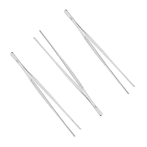 Küchenprofi 12-Inch Tweezer Tongs in 18/10 Stainless Steel, Pack of 3 | Professional Kitchen Utensils thumbnail 1