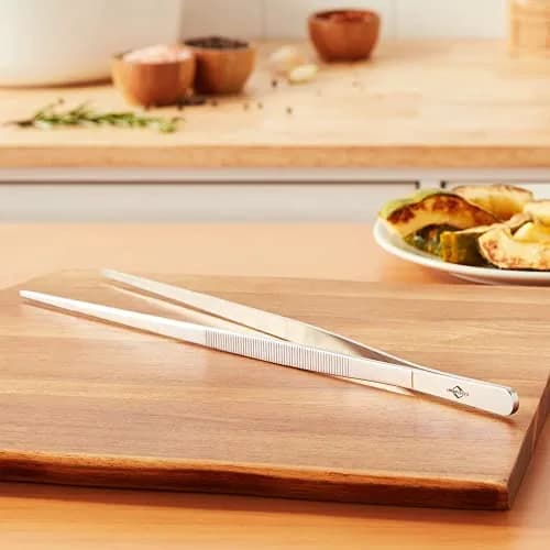 Küchenprofi 12-Inch Tweezer Tongs in 18/10 Stainless Steel, Pack of 3 | Professional Kitchen Utensils thumbnail 4