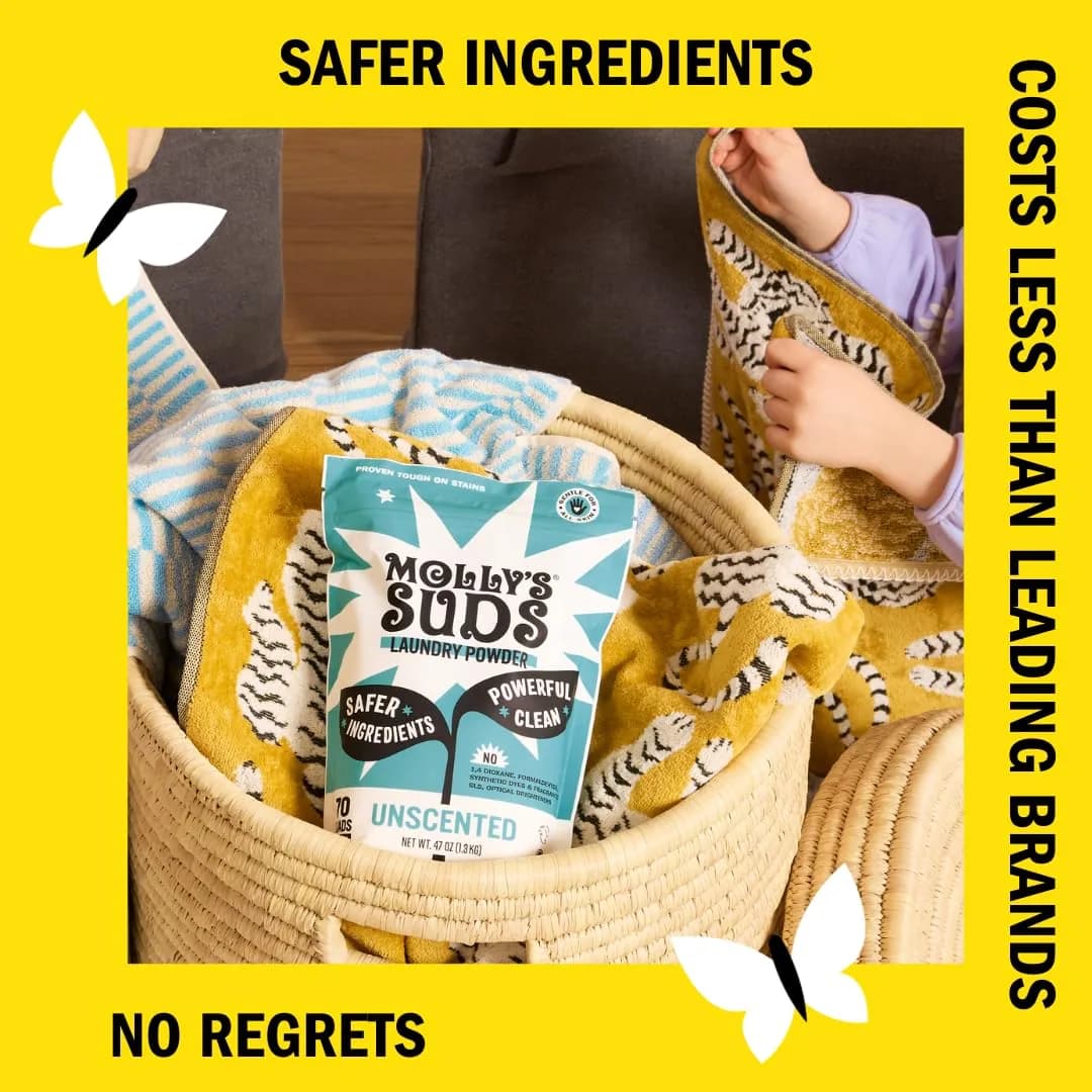 Molly's Suds Original Laundry Detergent Powder 79 oz (2.24 kg) | Concentrated Formula for Sensitive Skin - view 3