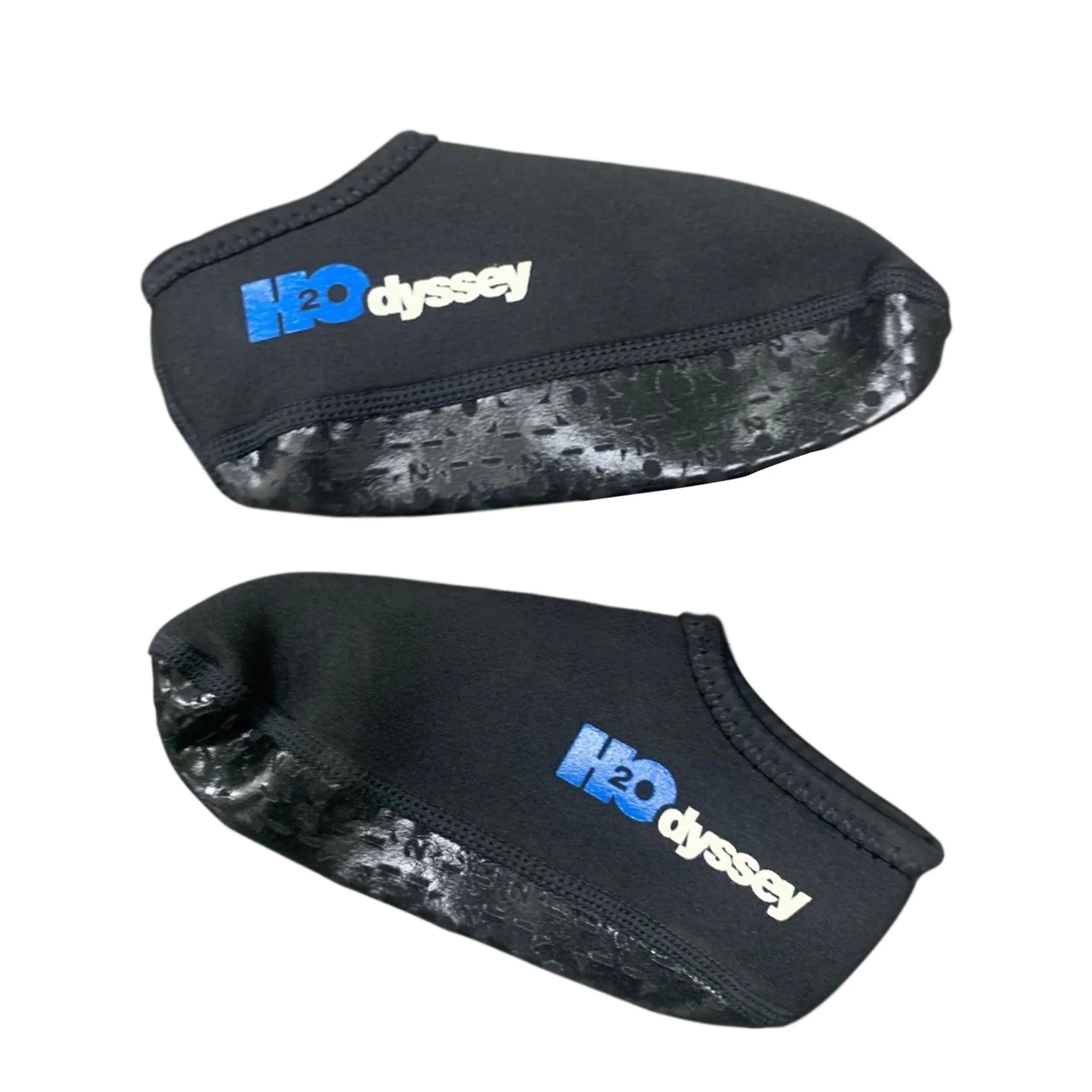 H2ODYSSEY 2mm Neoprene Fin Socks – Anti‑Blister Water Socks for Swimming & Diving (Ankle, Black, Medium)