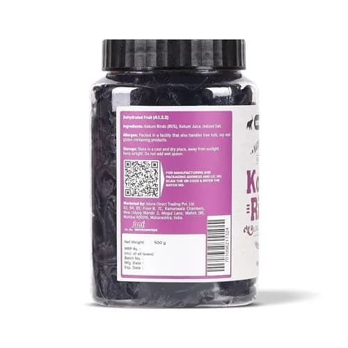 Urban Platter Dried Kokum Rinds | 17.64 Oz (500g) | Authentic Indian Spice for Curries & Beverages thumbnail 2