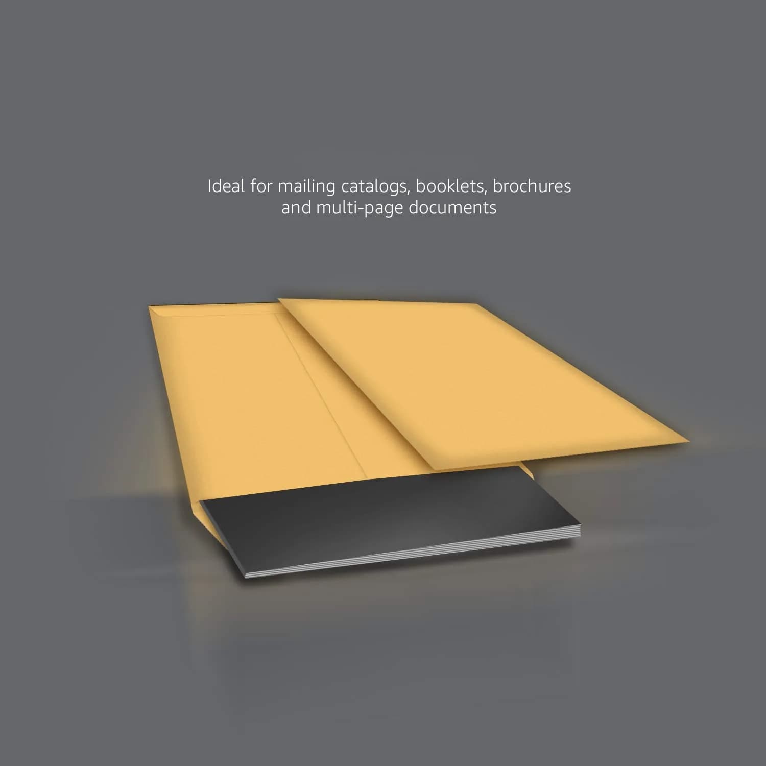 Amazon Basics Self Seal Catalog Envelopes 6" x 9" Brown Kraft 100-Pack | Opaque & Durable for Business Mail - view 5
