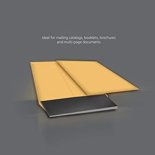 Amazon Basics Catalog Self Seal Mailing Envelopes 10 x 13 Inch Brown Kraft 250-Pack | Peel and Seal Closure thumbnail 4