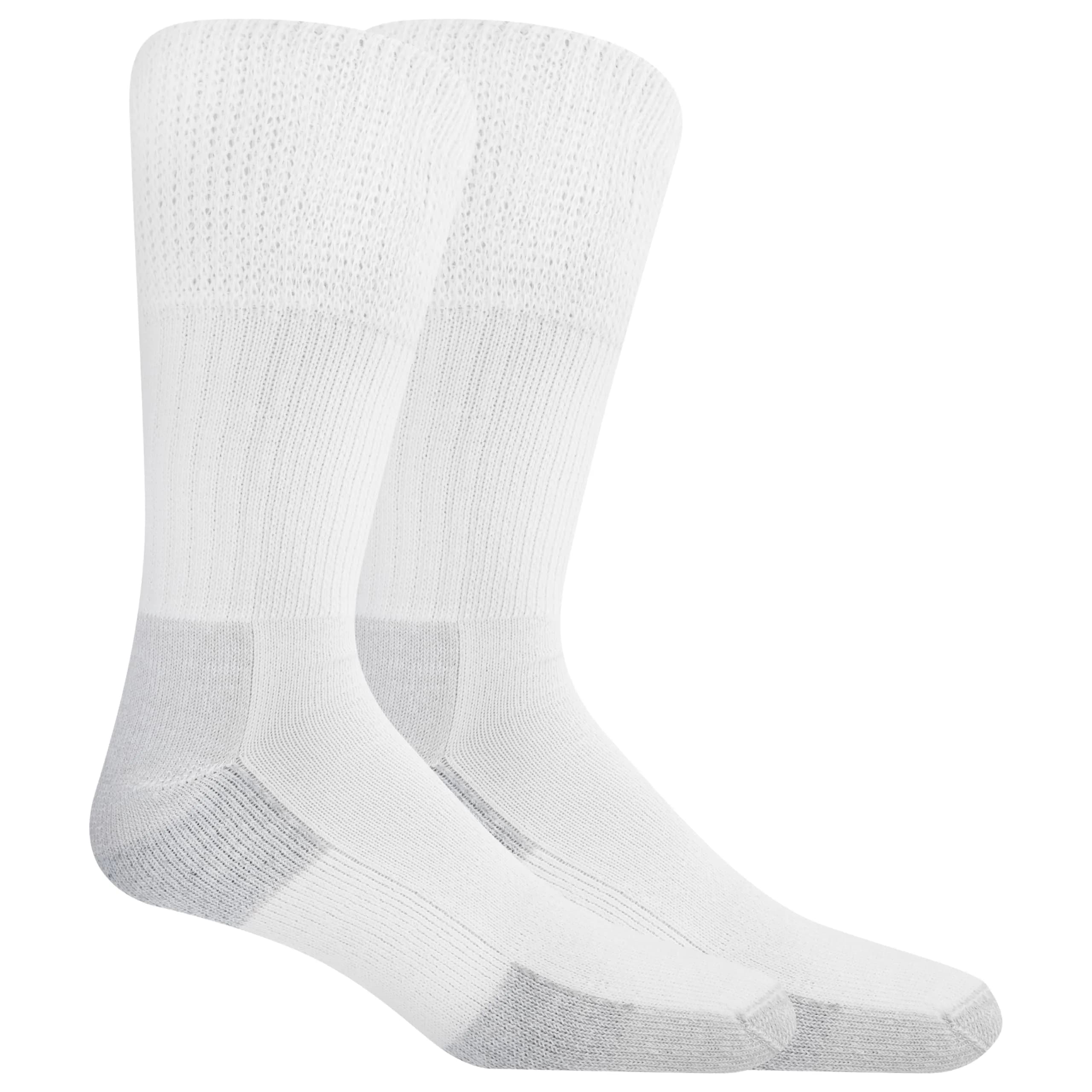 Dr. Scholl's Advanced Relief Blisterguard Crew Socks 3-Pair Pack | APMA Accepted for Foot Health — White - Crew (2 Pairs) / 7-12