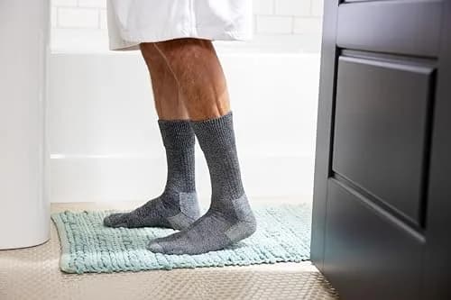 Dr. Scholl's Men's Advanced Relief BlisterGuard Crew Socks 2 Pair | Blister Prevention & All-Day Comfort (115 characters) thumbnail 2