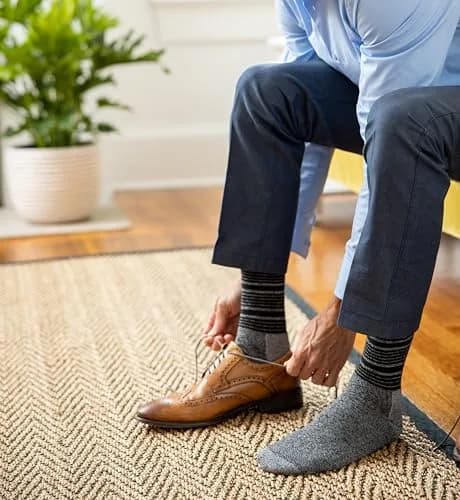 Dr. Scholl's Men's Advanced Relief BlisterGuard Crew Socks 2 Pair | Blister Prevention & All-Day Comfort (115 characters) thumbnail 3