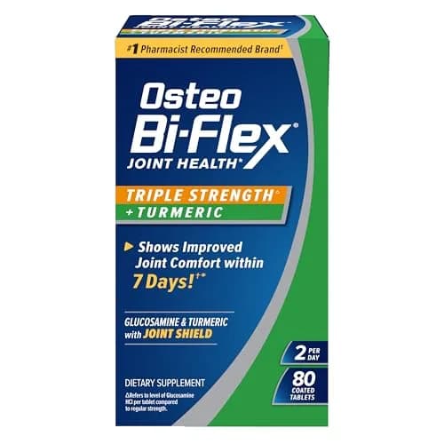 Osteo Bi-Flex Triple Strength Glucosamine Supplement with Turmeric 80 Count | Supports Joint Comfort & Mobility thumbnail 1