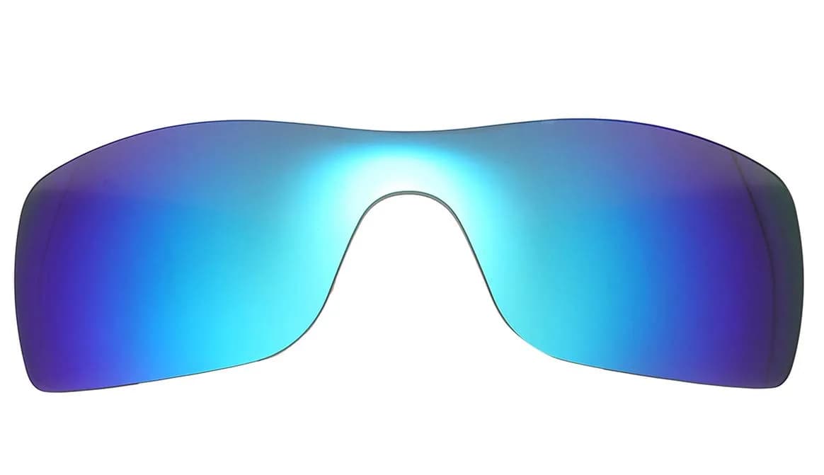 NicelyFit Polarized Replacement Lenses for Oakley Batwolf Sunglasses (Ice Blue Mirror) | UV400 & Impact Safe — Ice Blue Mirror