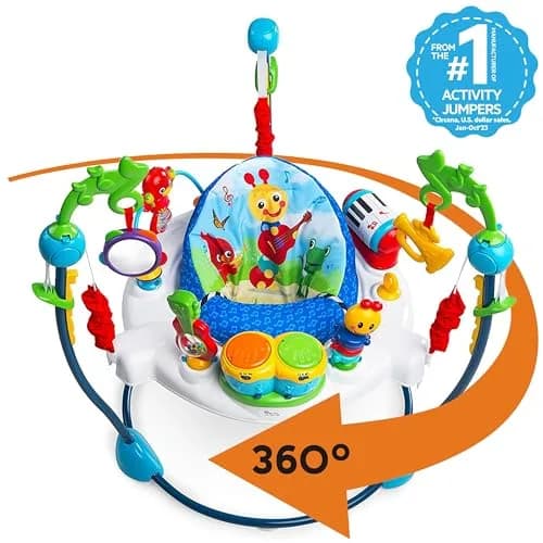 Baby Einstein Neighborhood Symphony Activity Jumper with Lights and Melodies, 6 Months+ | 5.72 kg (12.6 lbs) thumbnail 2
