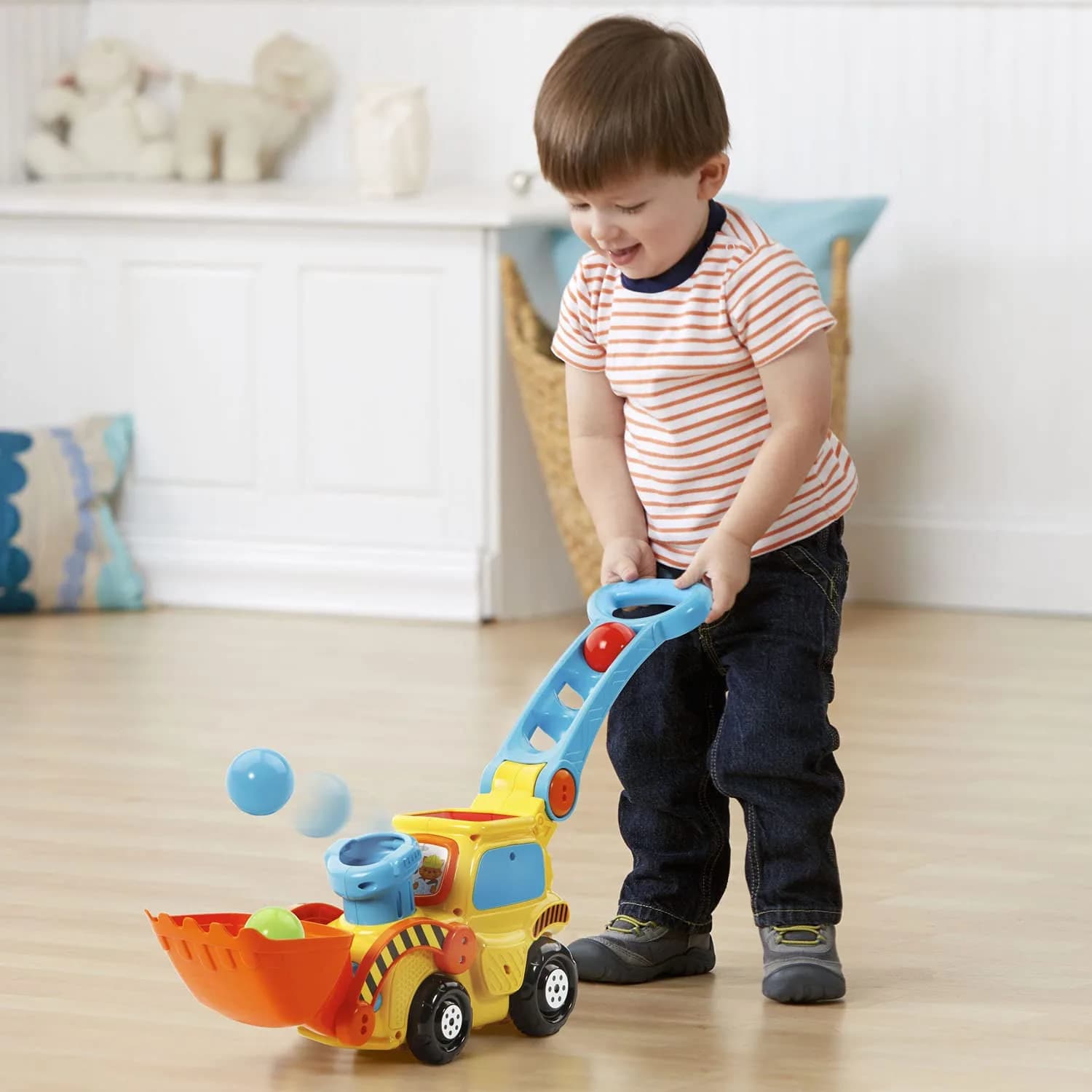 VTech Push & Pop Bulldozer | Motor Skills & Color Learning Toy for Toddlers thumbnail 8