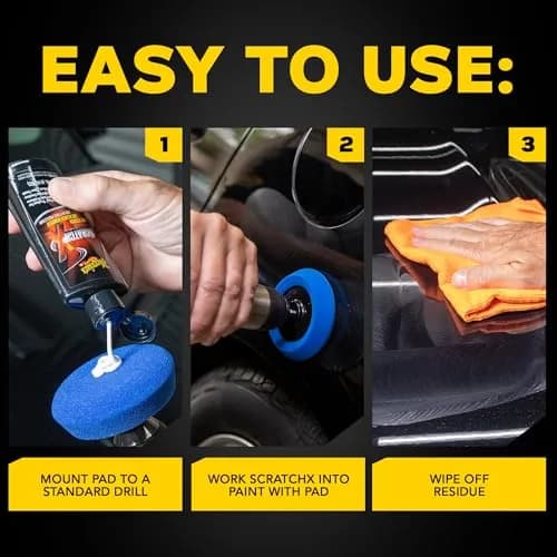 Meguiar's Quik Scratch Eraser Kit, Car Scratch Remover, 4 Piece Kit | Erase Light Scratches & Scuffs thumbnail 6