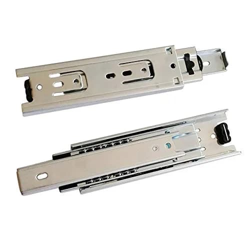 Btibpse 6 Inch Full Extension Drawer Slides Telescopic Ball Bearing Slide Rail 1 Pair (15.24 cm / 6 inch) thumbnail 1