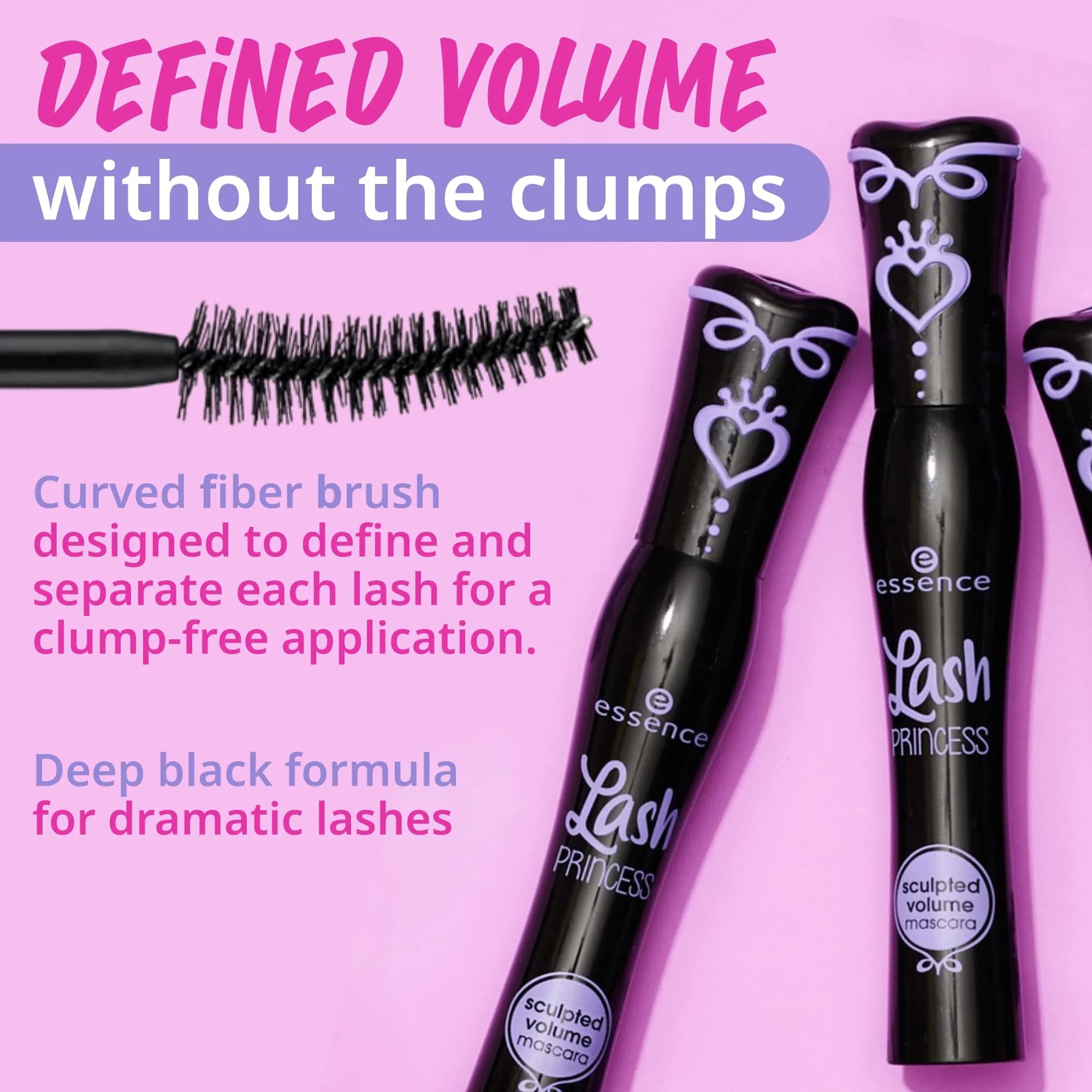 Essence Cosmetics Lash Princess Sculpted Volume Mascara | Black | 12ml (0.4 Fl Oz) - view 3