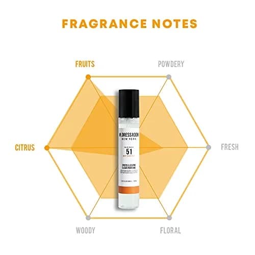 W.Dressroom No.51 Juicy Grapefruit & Living Clear Perfume 70ml | Alcohol-Free Fabric & Room Mist thumbnail 2