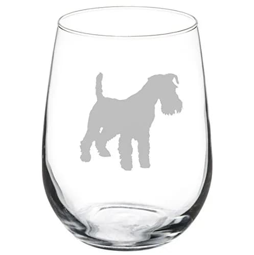 MIP Wine Glass Goblet Miniature Toy Poodle 17 oz Stemless | Elegant Glassware for Home & Gifting